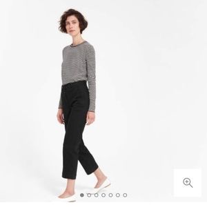 Everlane Straight Leg Crop Black Size 6